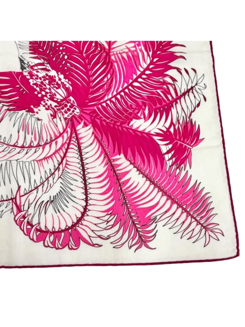 Hermes Mythiques Phoenix Cashmere Silk Carre Geant 140 Scarf Pink - Picture 4 of 10